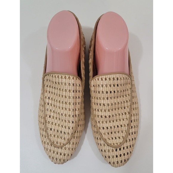Kaanas NEW Amalfi Basket Weave Flats Coffee Loafers Sz.11 - Picture 8 of 11